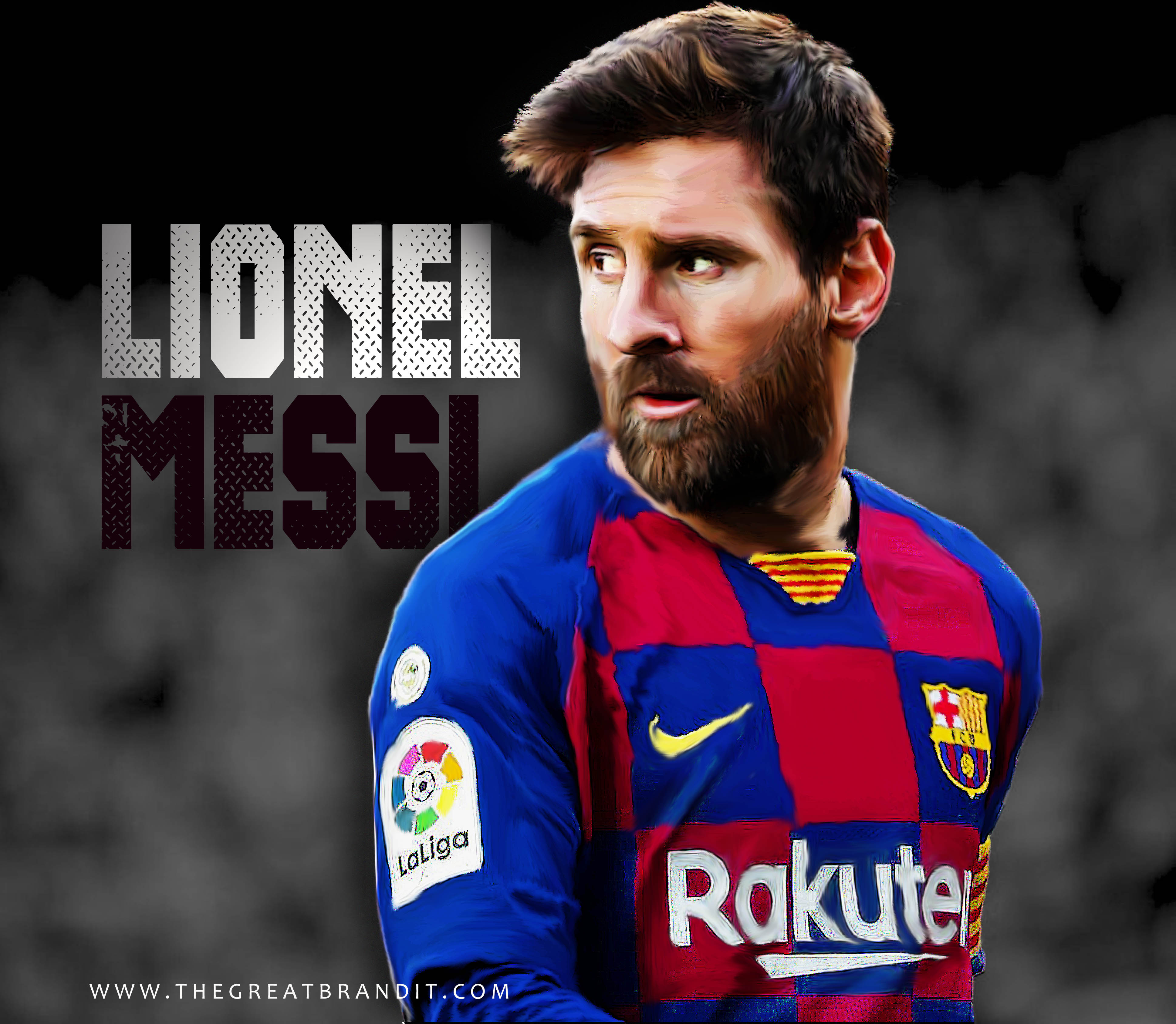 illustration of Messi